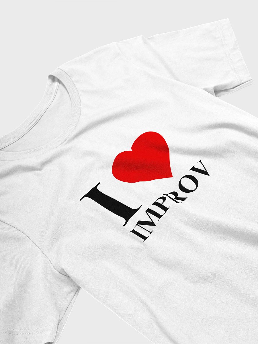I Love Improv Shirt (Black Print) product image (9)