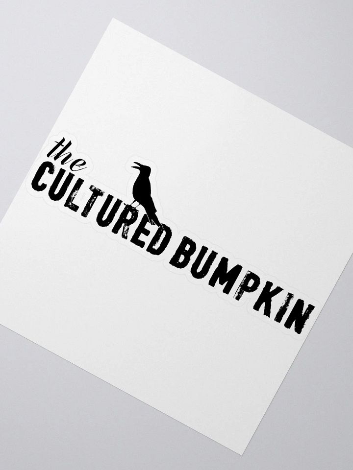 the CULTURED BUMPKIN sticker product image (2)