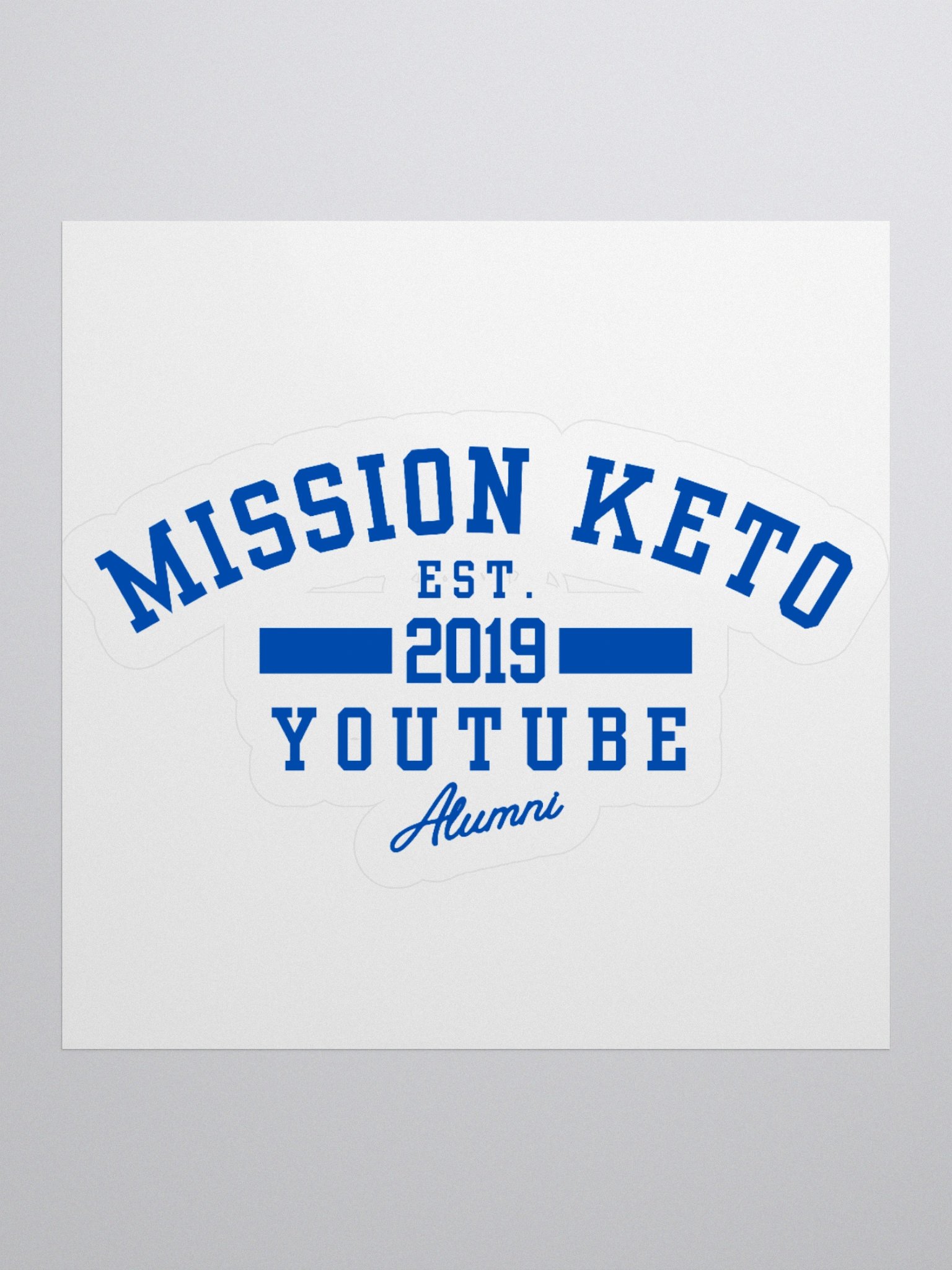 Mission Keto Youtube Alumni Sticker product image (3)