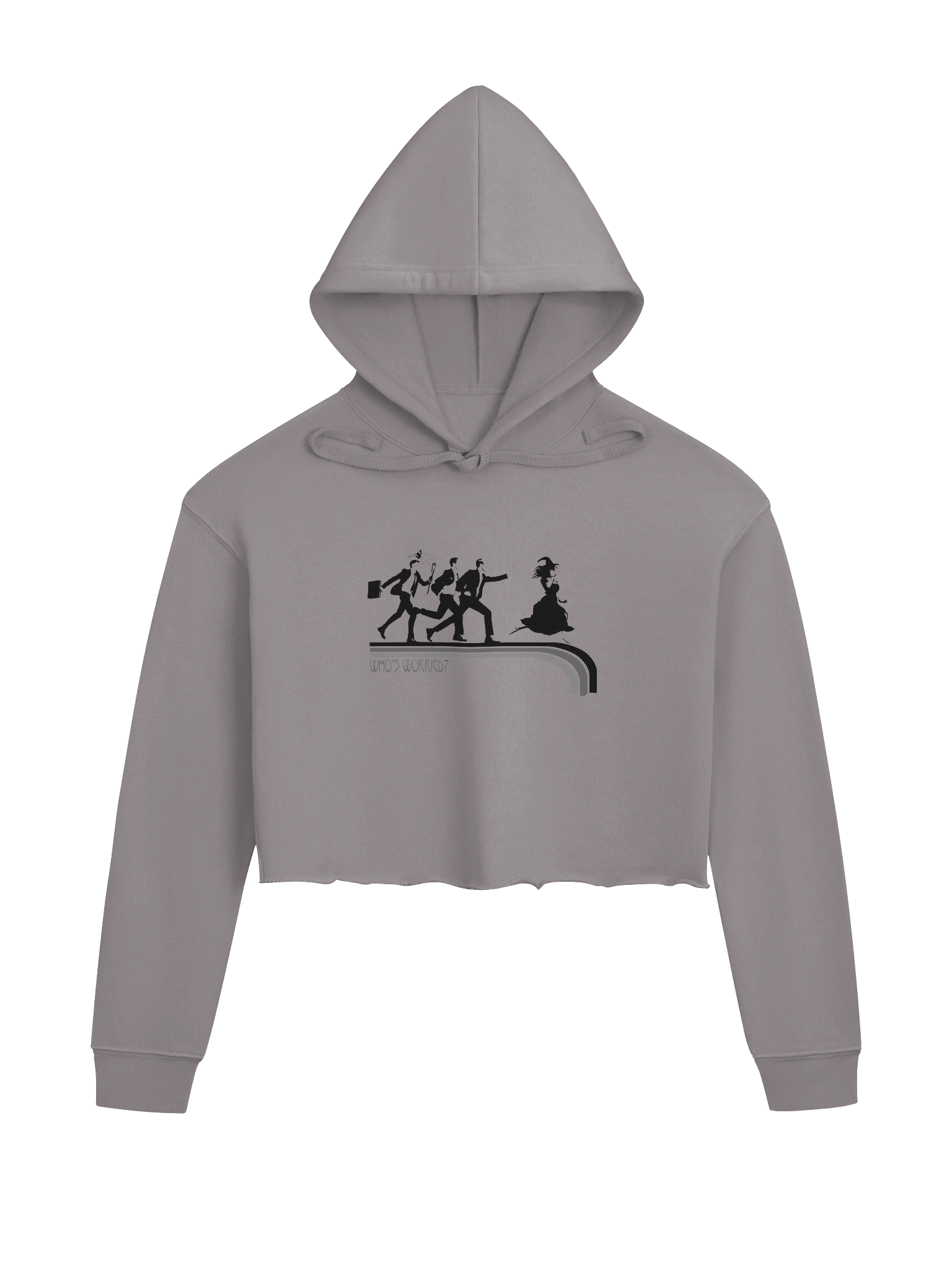 Who's Worried Cropped Hoodie product image (1)
