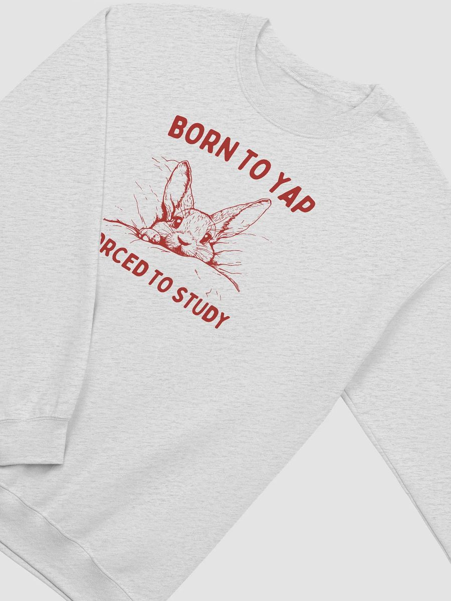 Born to yap forced to study Crewneck product image (2)