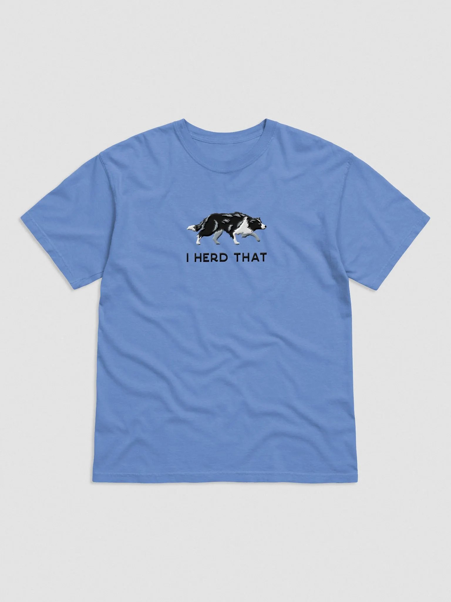 I Herd That T-Shirt(Embroidered) of a Border Collie product image (4)