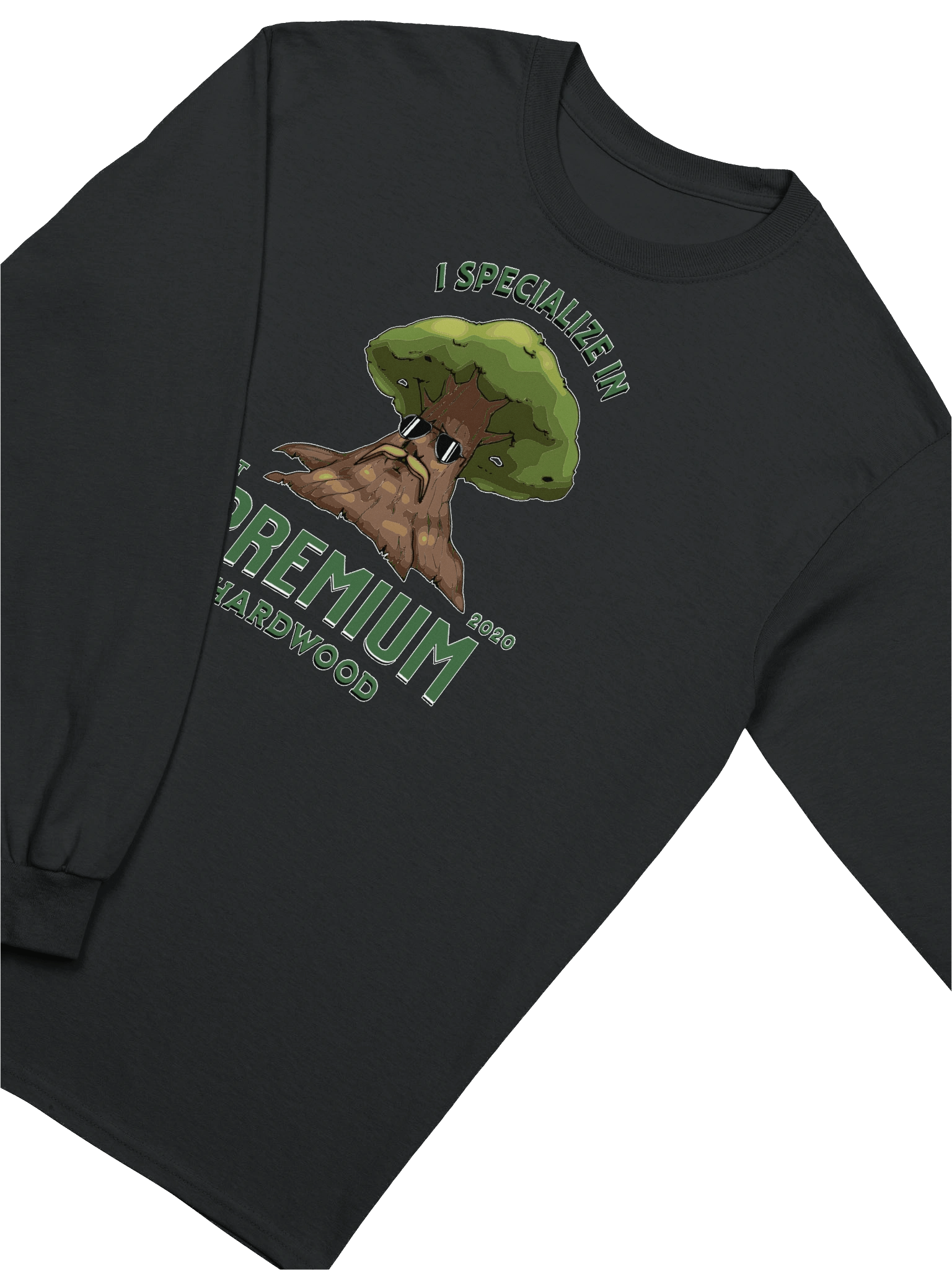 Premium Hardwood Gildan Ultra Cotton Long Sleeve T-Shirt product image (31)