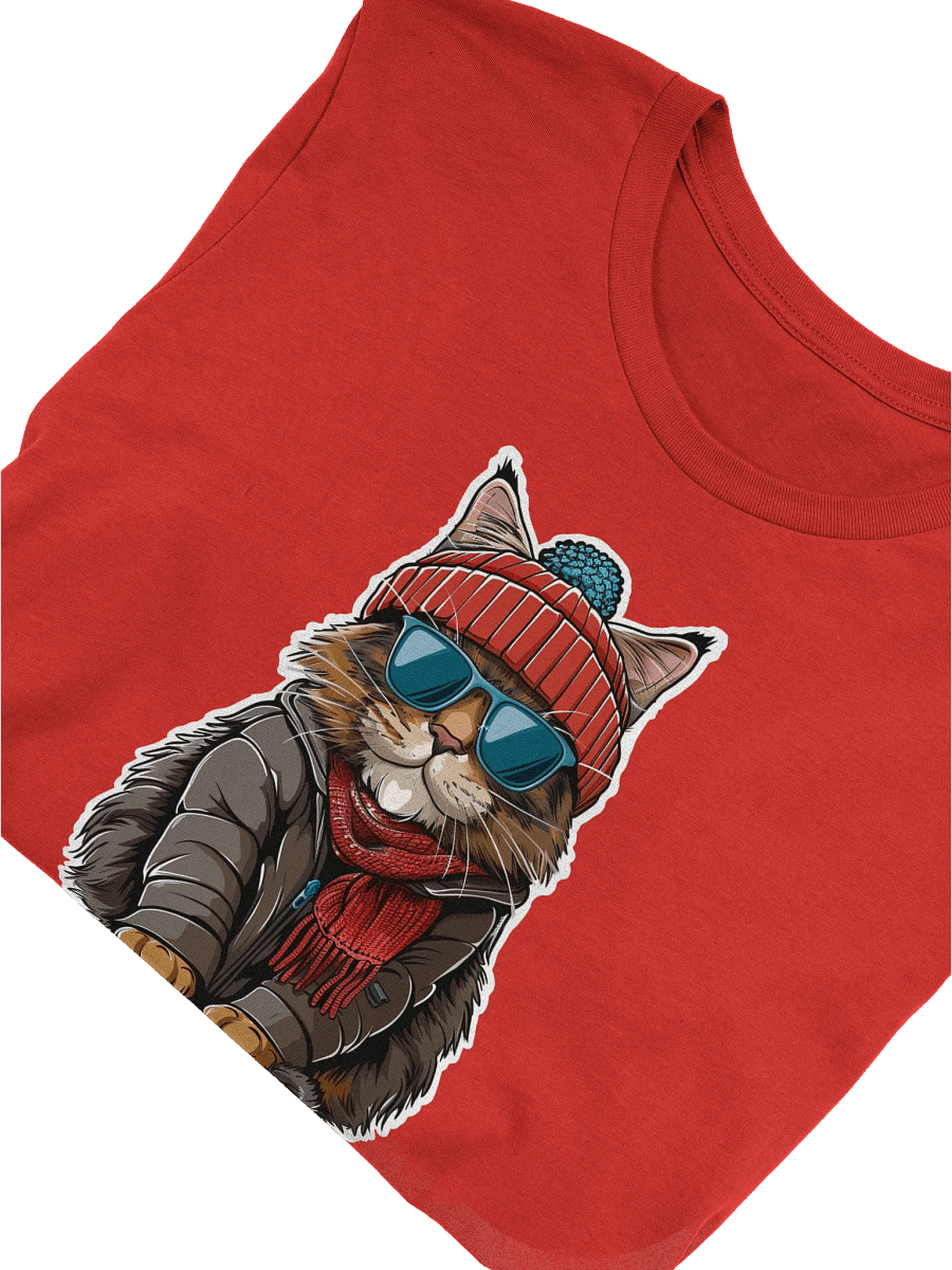 Meow Winter Vibes T-Shirt product image (5)