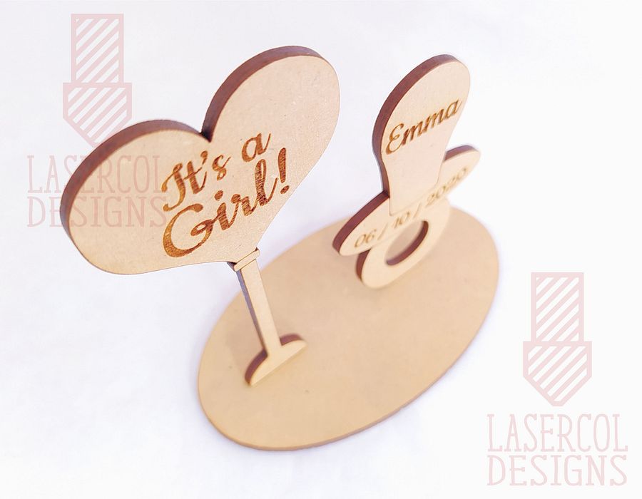 Baby Shower Gift- Laser Cut Files product image (8)