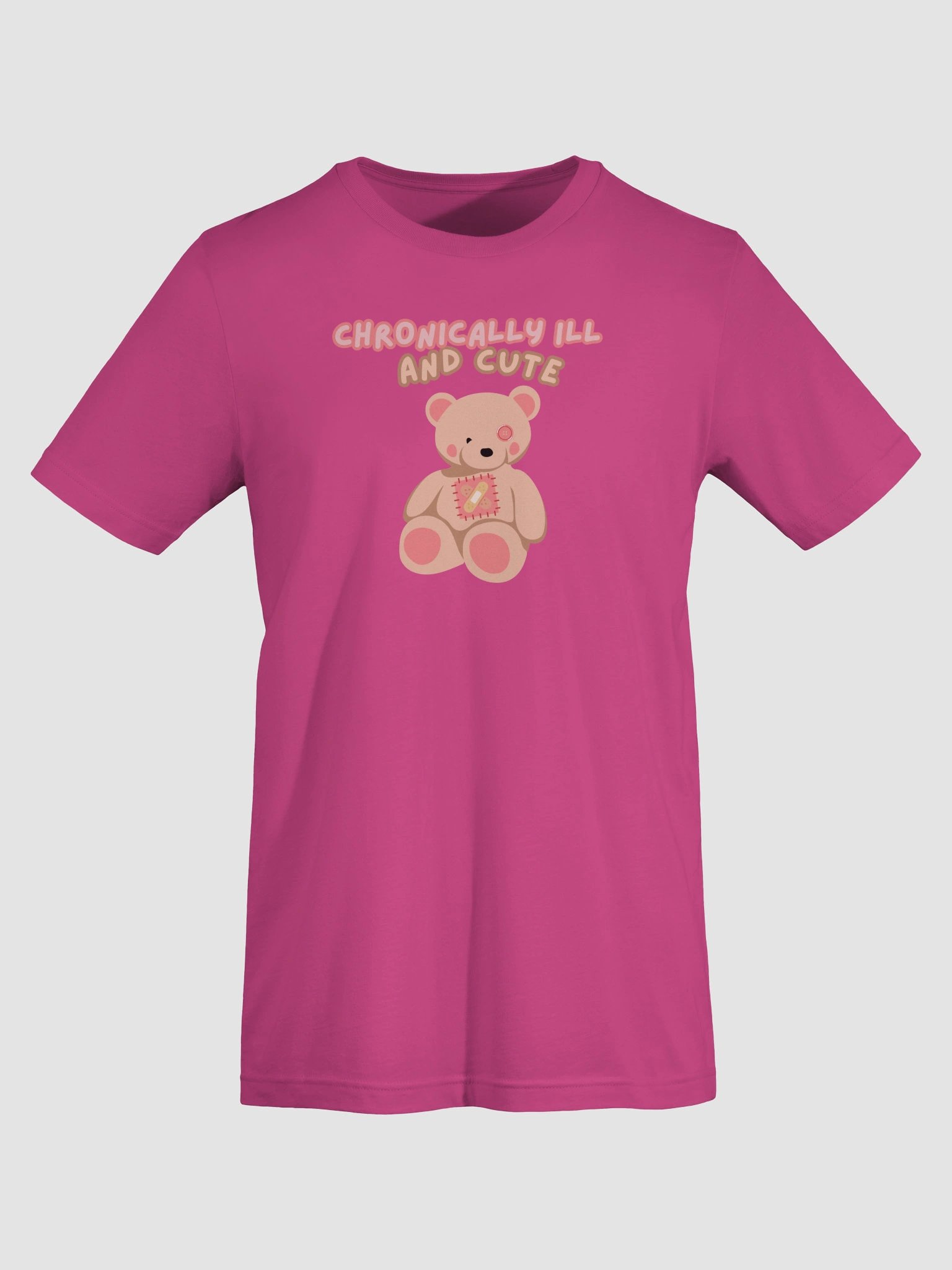 Valentine's Teddy Chronically Ill and Cute Tee product image (7)