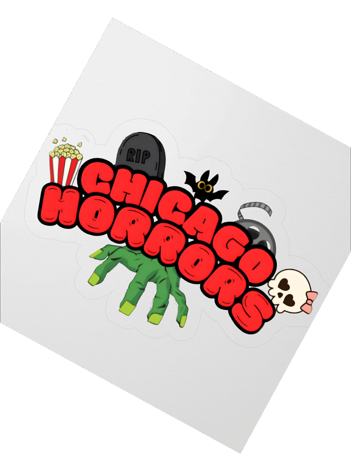 Chicago Horrors Logo Sticker product image (2)