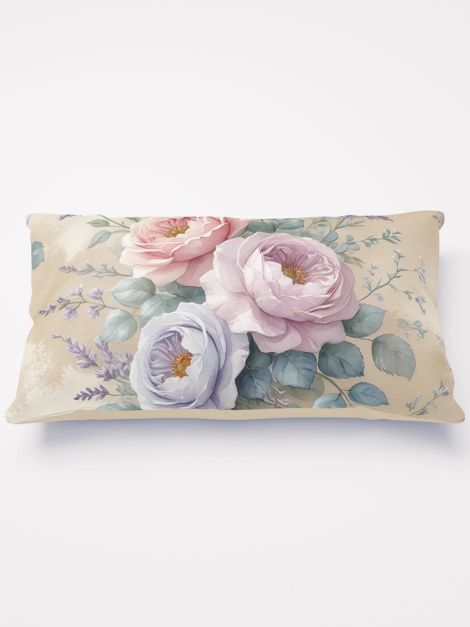 Vintage Rosewater Bloom Pillow product image (1)