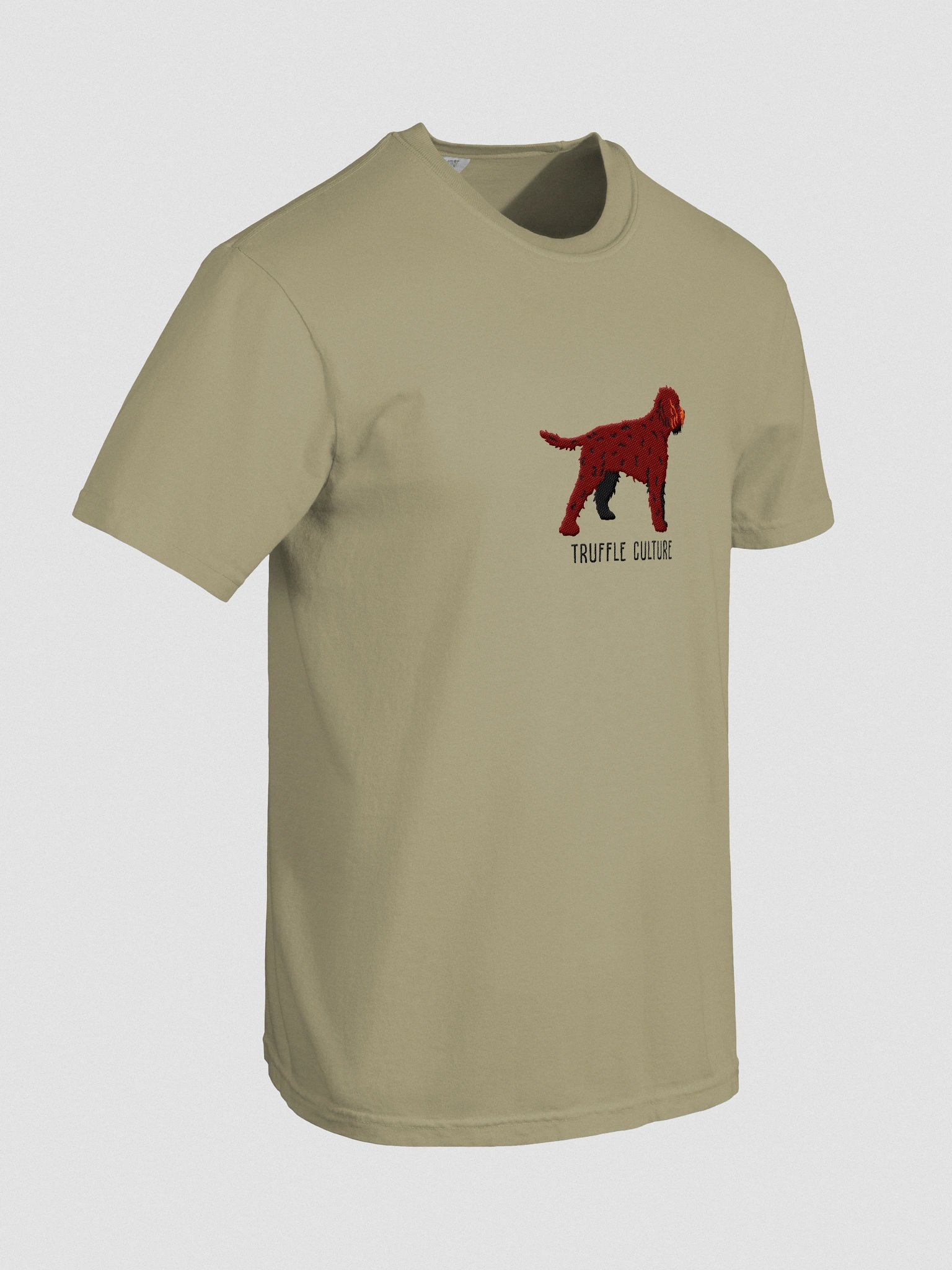 Truffle Culture T-Shirt(Embroidered) of a Lagotto Romagnolo(Liver) product image (11)