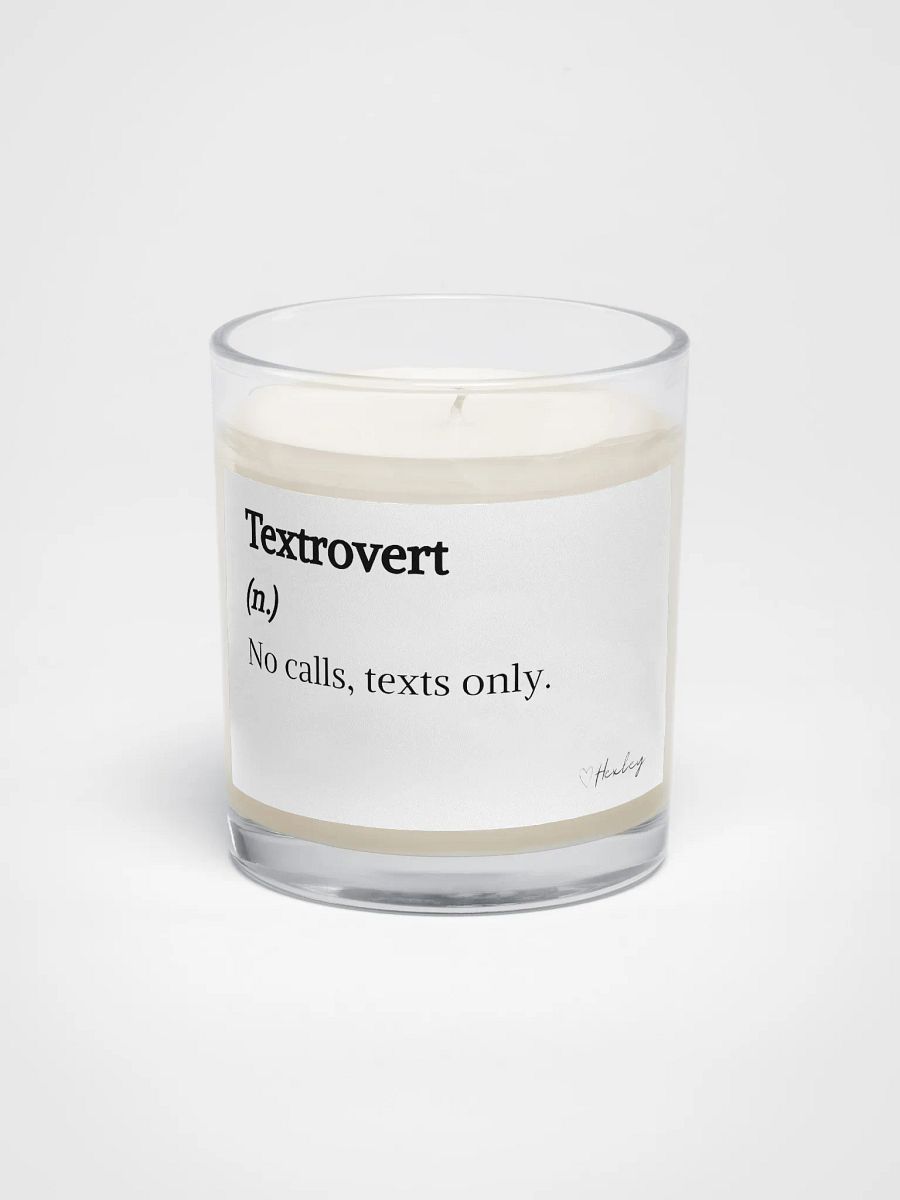 'Textrovert' Soy Wax Candle product image (1)