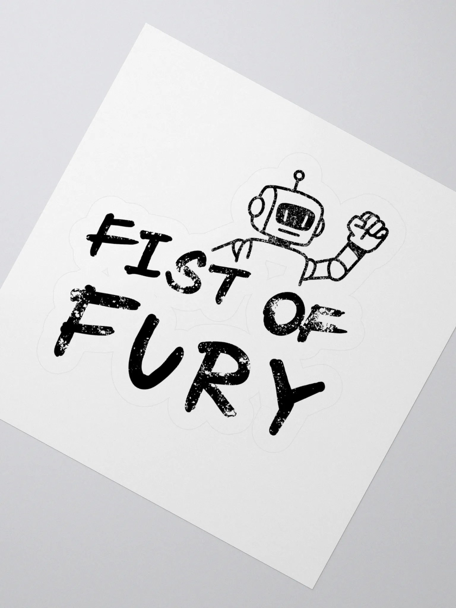Fist Of Fury Customizable Kiss Cut Stickers product image (6)