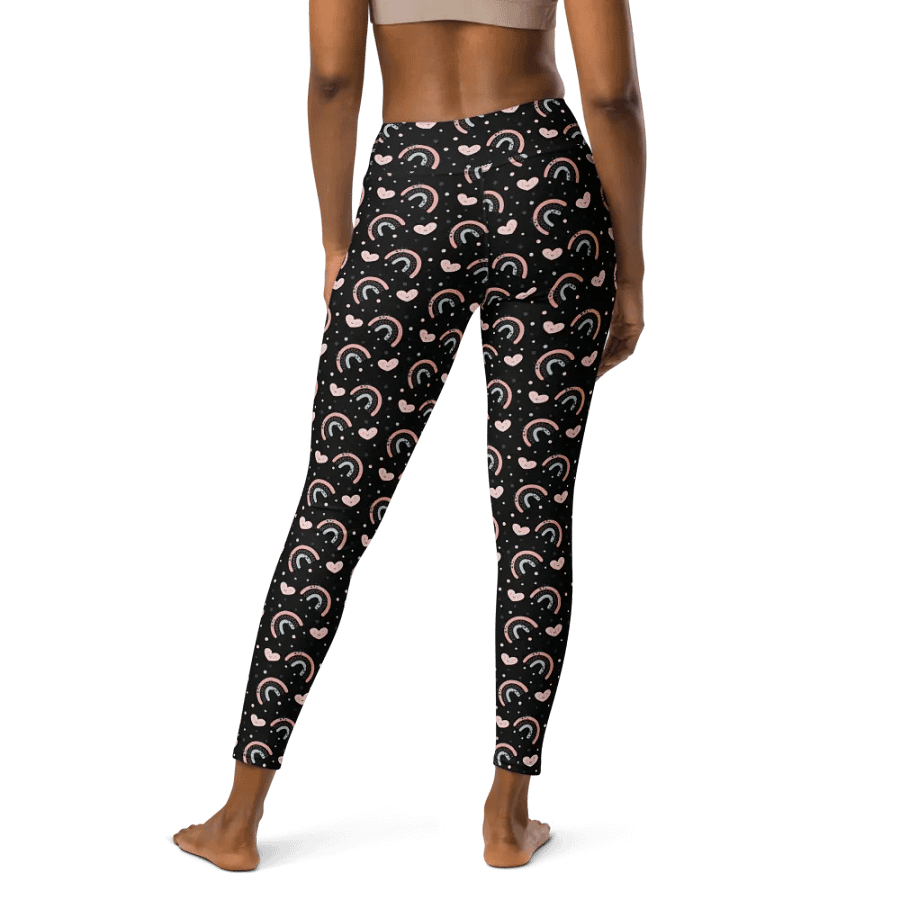 Rainbow Heartbeat High-Waisted Leggings - All-Day Comfort Fit product image (3)