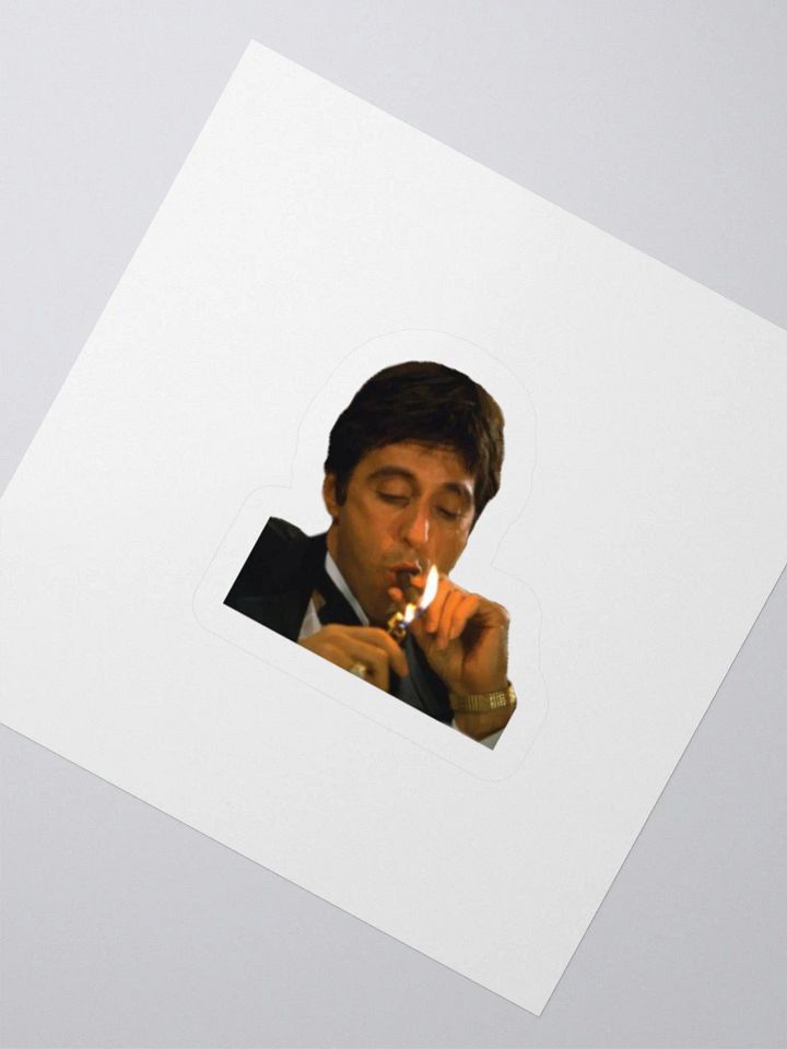 Tony Montana Smokin a Cigar Kiss Cut Stickers product image (4)