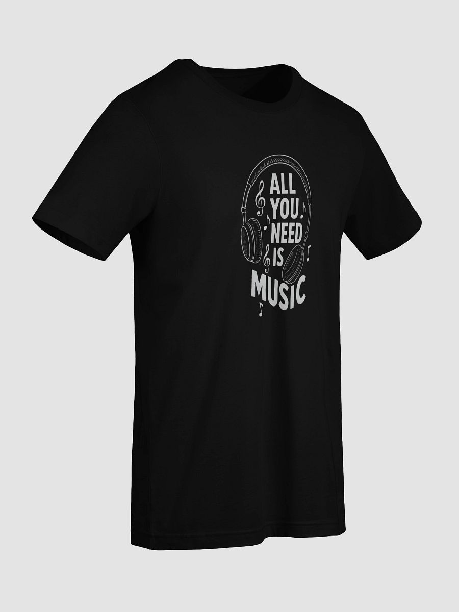 All You Need Is Music Headphone Tee – Music Lover Graphic T-Shirt product image (27)