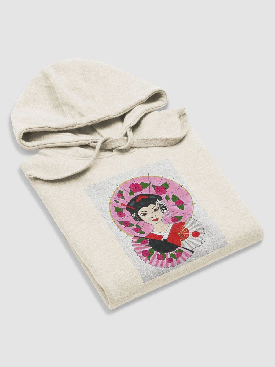 Japanese Geisha (art by Dina R.) acrylic painting - Hoodie product image (10)