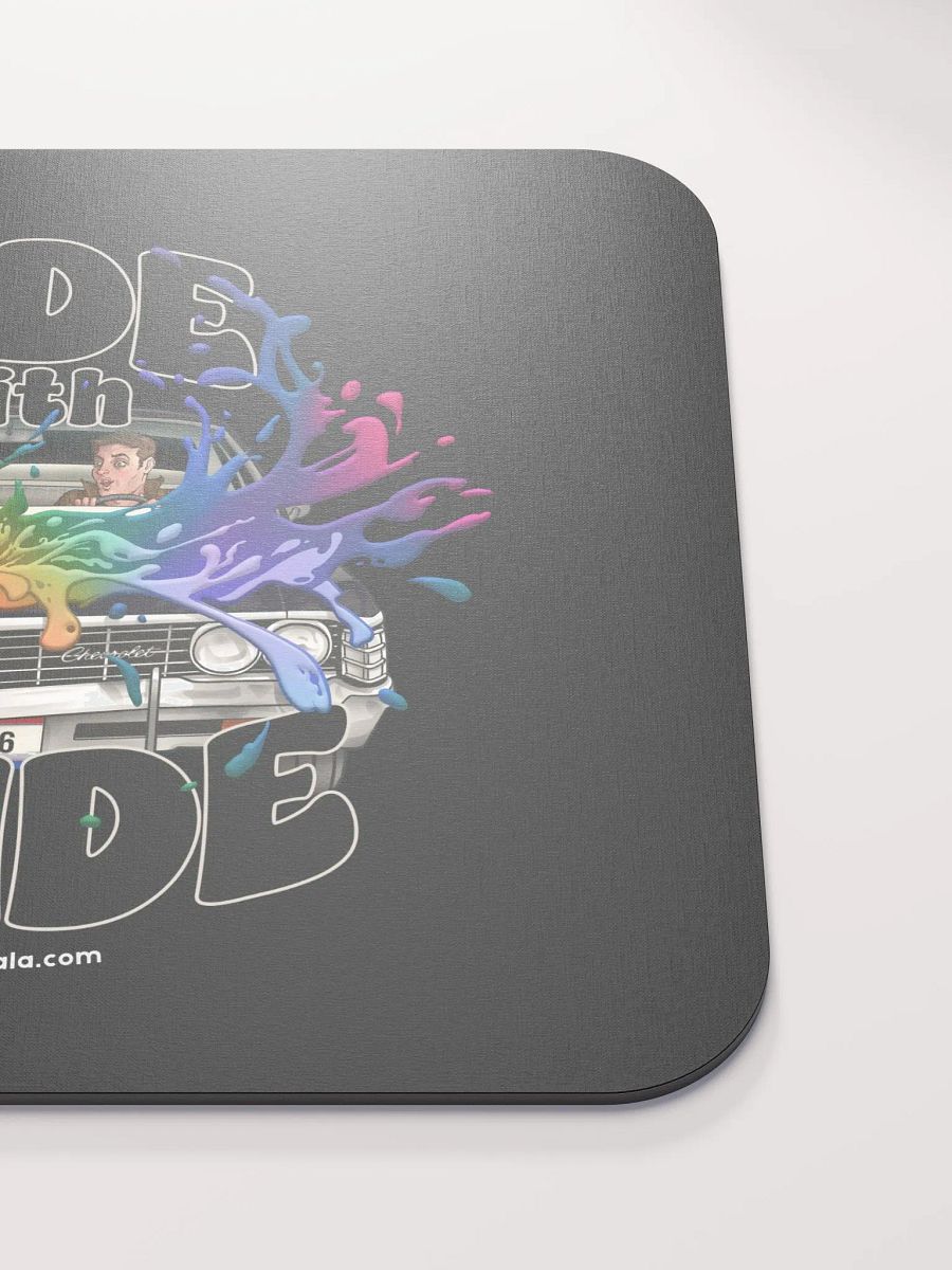 Ride with Pride Mousemat - Black product image (5)