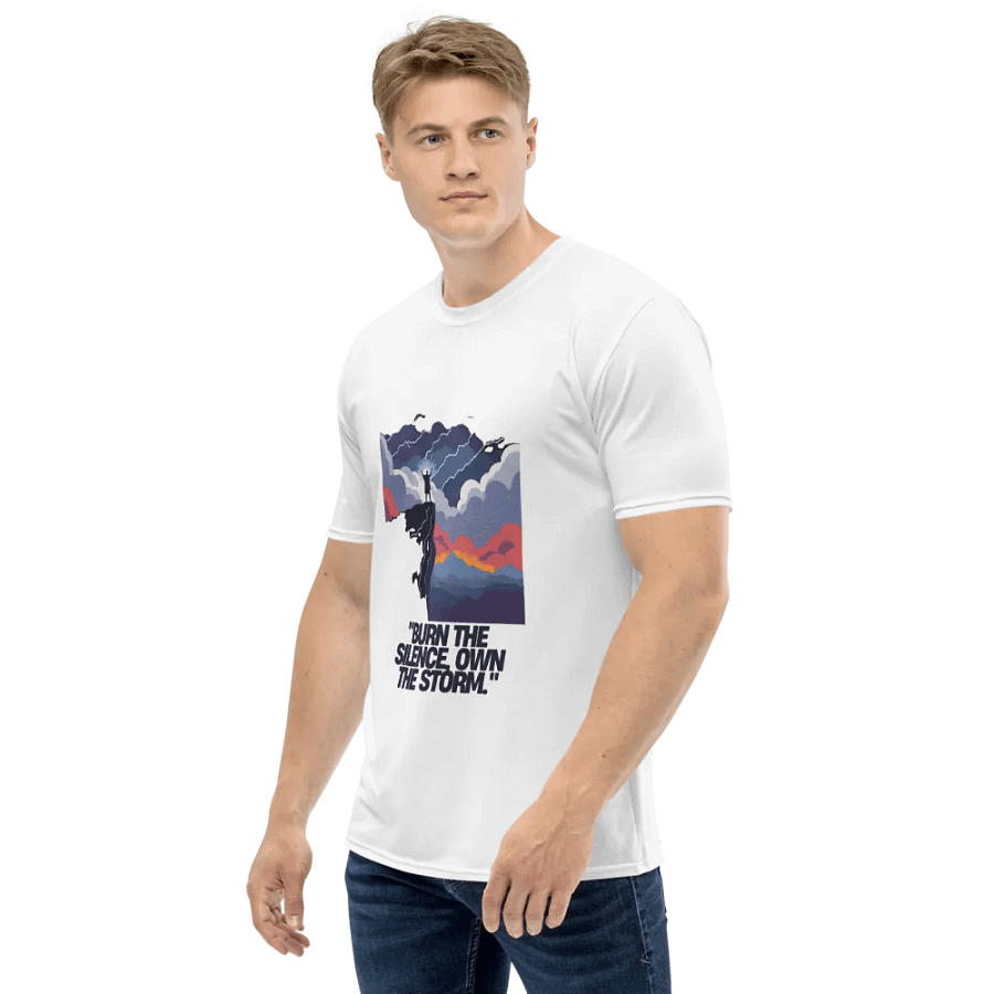 Burn The Silence Own The Storm All-Over Print Tee product image (3)