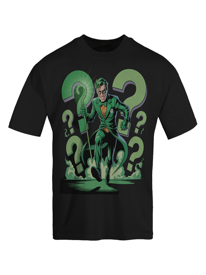 Riddler Query Vortex Oversized Faded T-Shirt product image (1)
