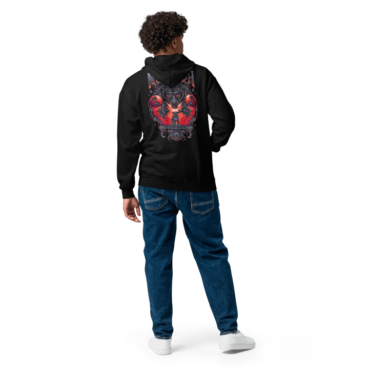 Nakkida Mary Wolf Full Zip Sweatshirt product image (1)