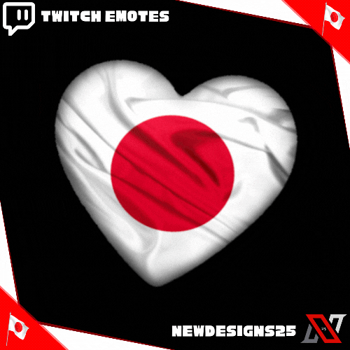 Japan Animated Heart Emote product image (2)