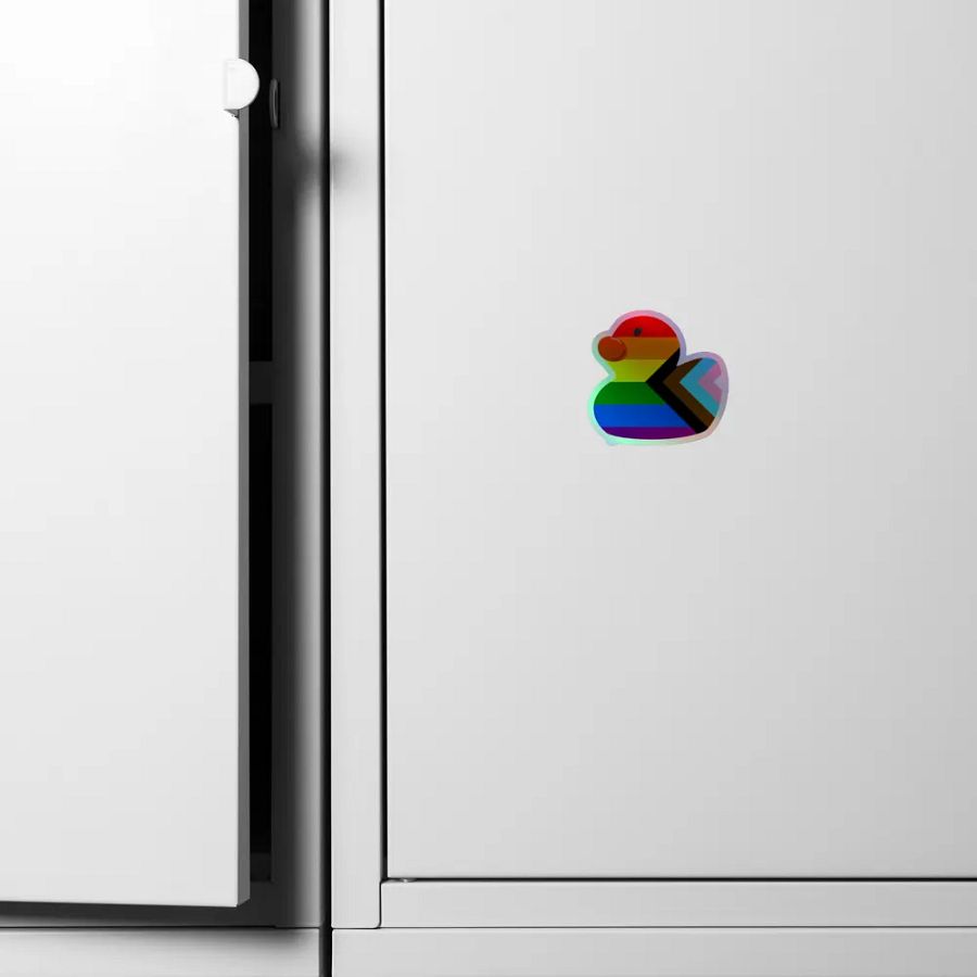 Holo Pride Duck Sticker product image (6)