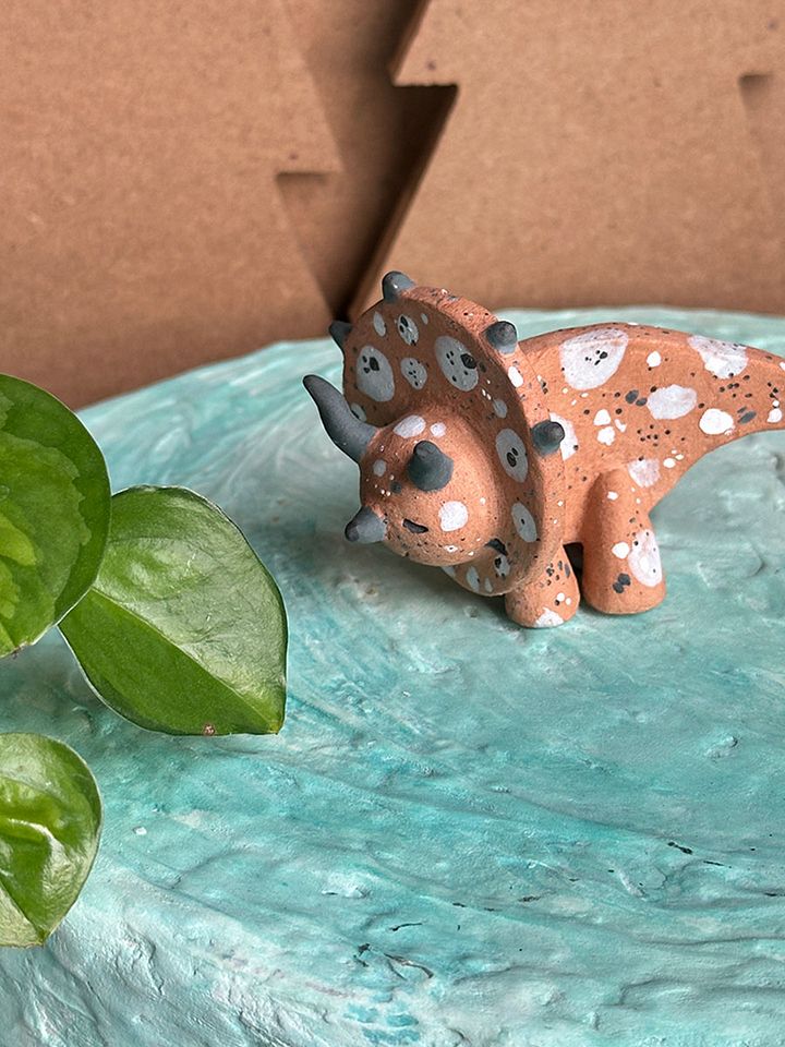 Spotty Bull Ceratopsid Ceramic Spill product image (2)