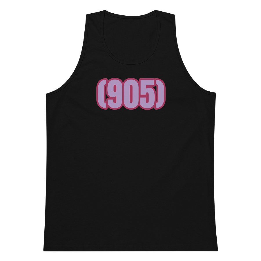 Bold Purple Workout Tank 905 Area Code product image (5)