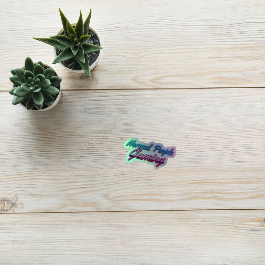 Normal People Gaming Holographic Sticker product image (8)