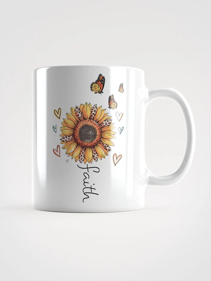 Sunflower Butterfly Faith Mug product image (1)