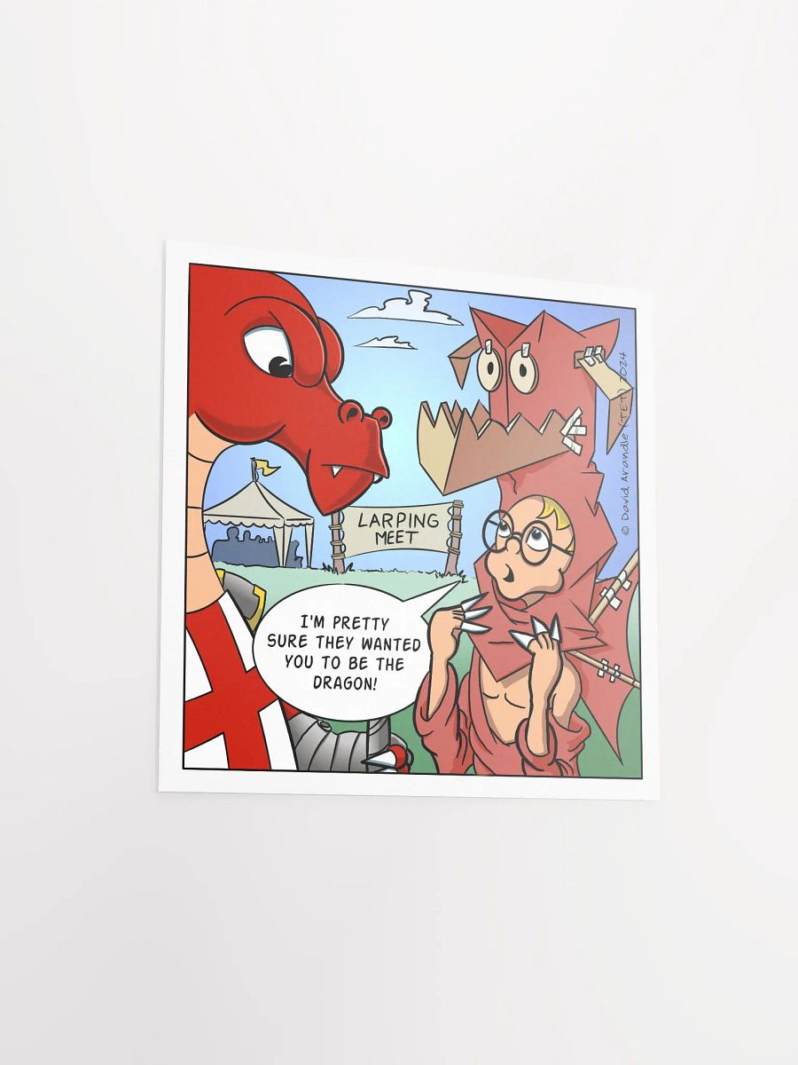 They Wanted You to Be the Dragon - Resident Dragon Poster product image (9)