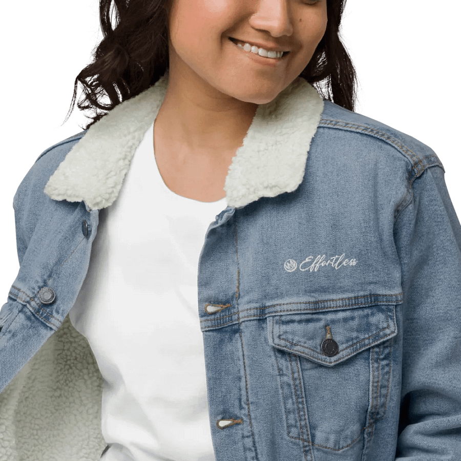 Elegance - Effortless Unisex Light Denim Jacket product image (10)