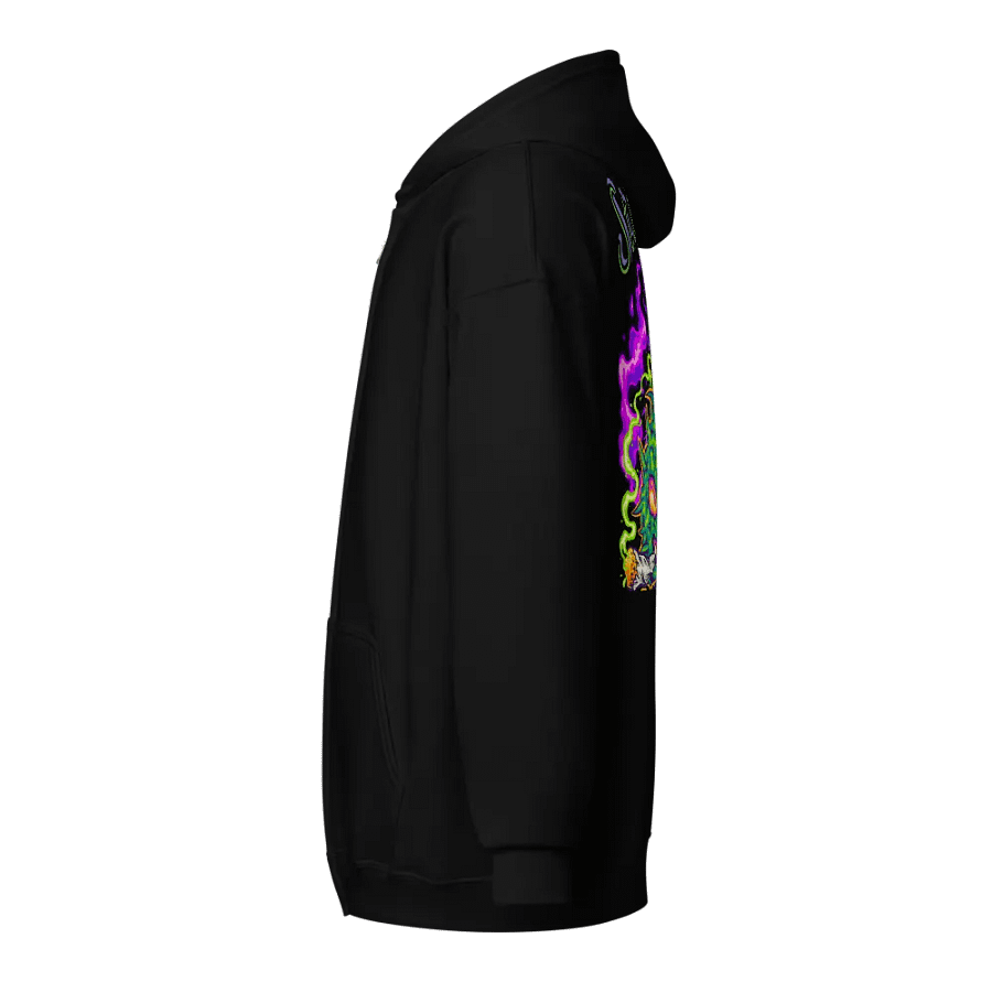 420 Stabcrazy heavy zip hoodie product image (3)
