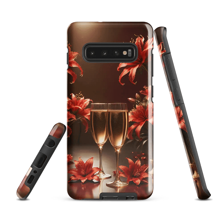 Champagne Celebration Samsung Tough Case - Floral Luxe Design product image (3)