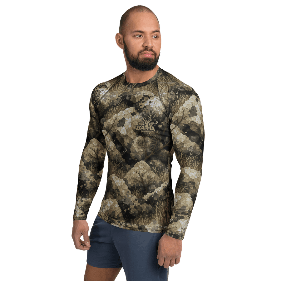 Baha Clifffade Camo Rash Guard / Sport Shirt product image (3)