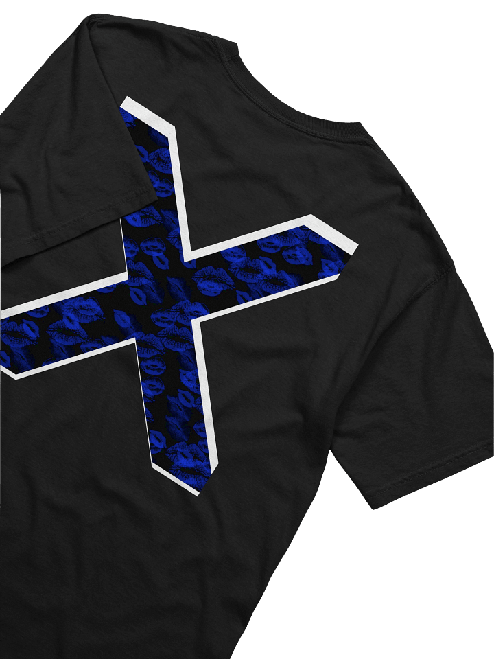 Black X Blue Lipstick Kisses | Shirt product image (2)