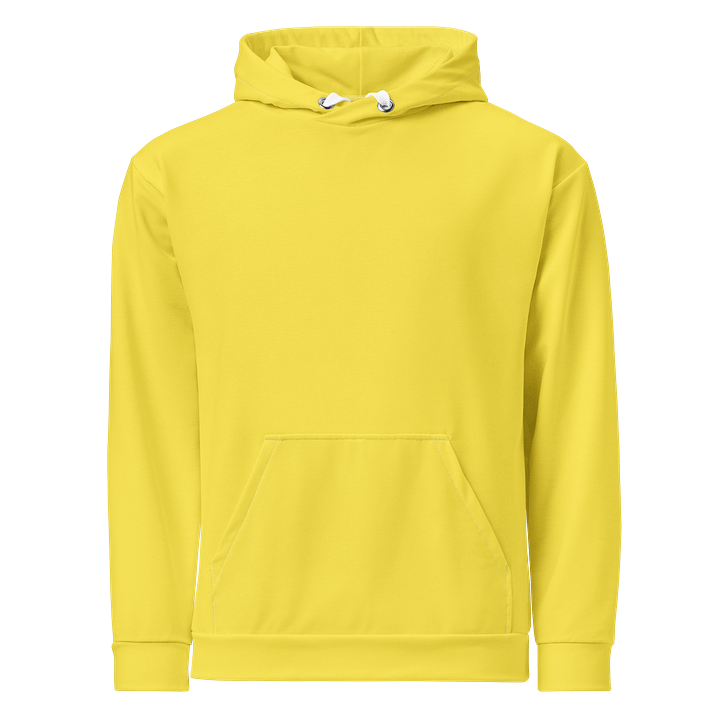 Taxi Cab Yellow Solid Color Eco Friendly Pullover Unisex Hoodie product image (1)