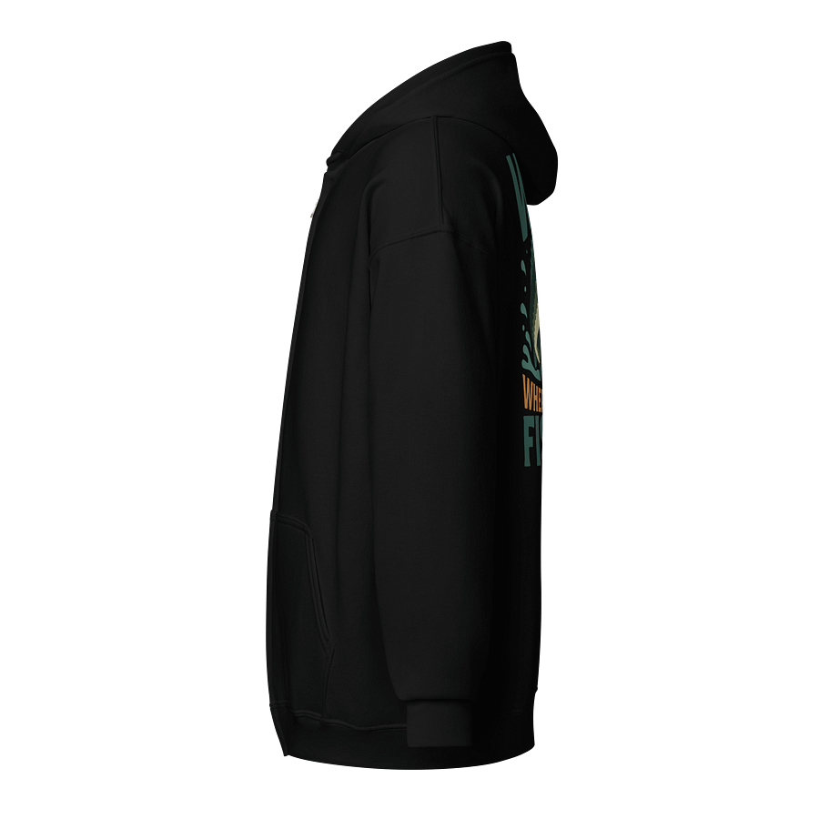 Funny Fishing Zip Hoodie – WTF Where’s the Fish Graphic product image (8)