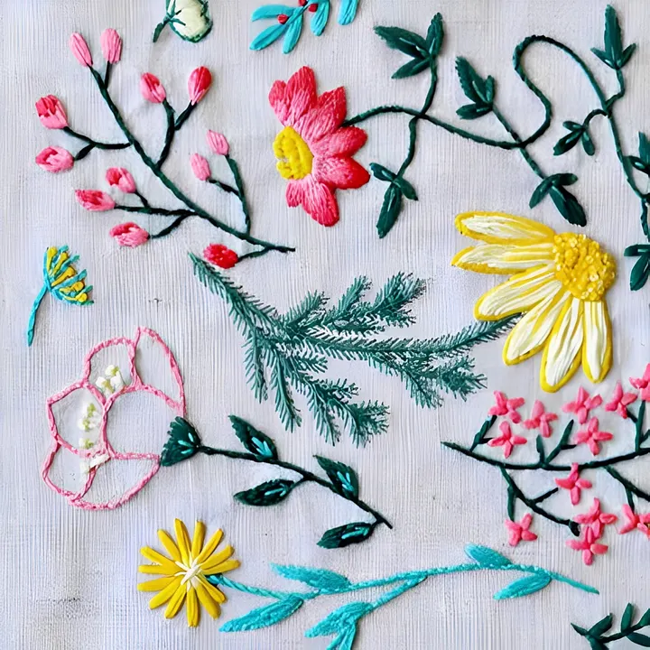 Flower field - ANC0003-78 - Downloadable PDF product image (1)