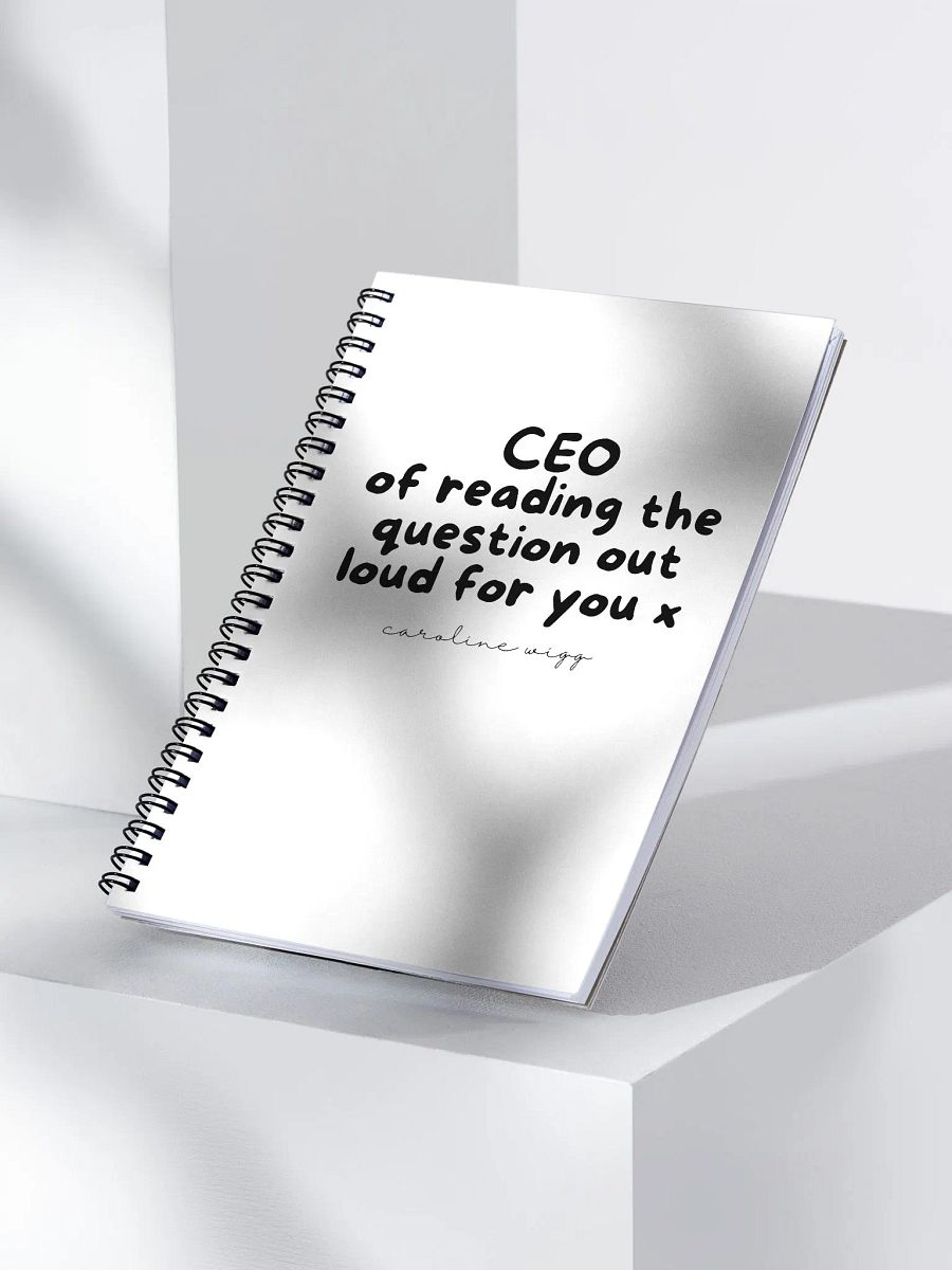Reading The Question Aloud Notebook product image (3)