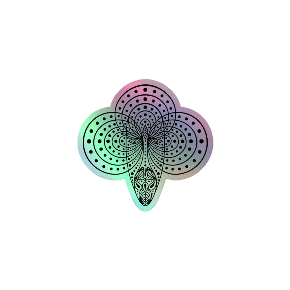 Crystalien – Holographic Kiss-Cut Sticker product image (2)