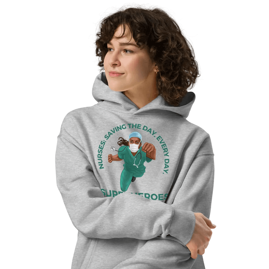 Nurse Superhero Appreciation Oversized Hoodie product image (4)