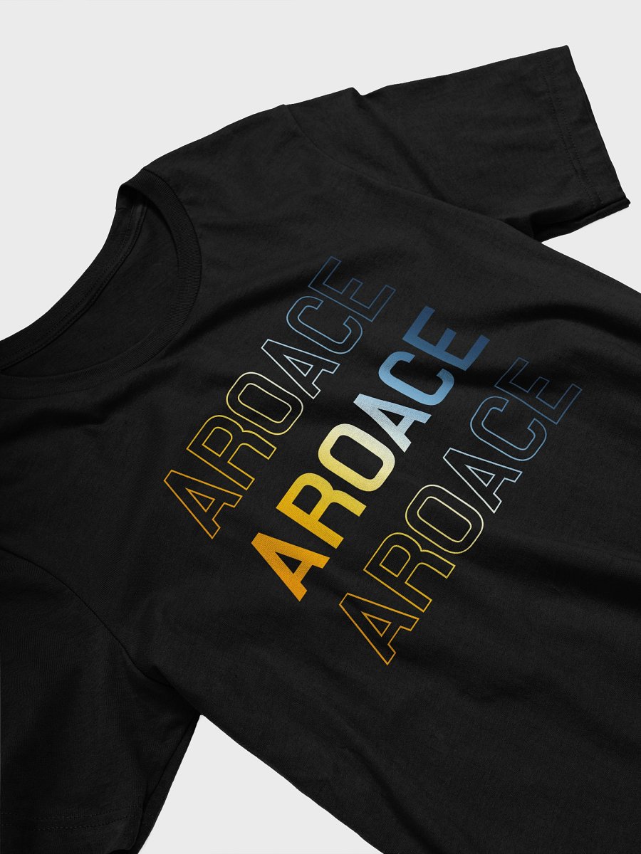 aroace outline t-shirt product image (3)