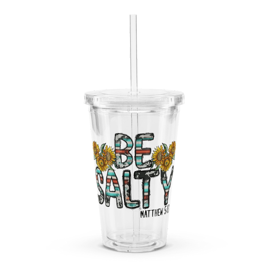 Be Salty - Double Wall Clear Plastic Tumbler product image (1)