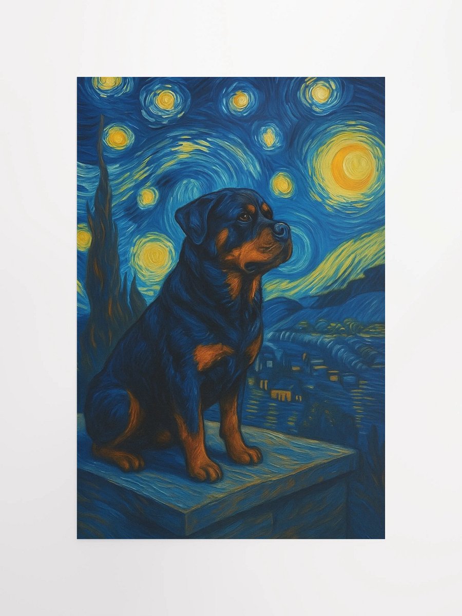Rottweiler Starry Night Poster product image (10)