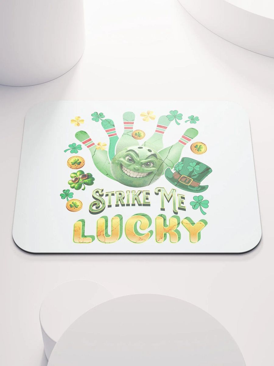 Strike Me Lucky Bowling Mouse Pad product image (1)