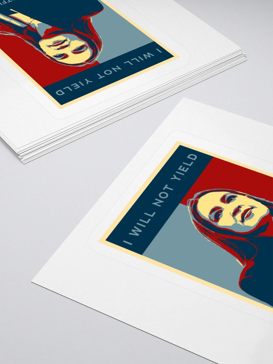 I Will Not Yield Kiss Cut Stickers product image (12)