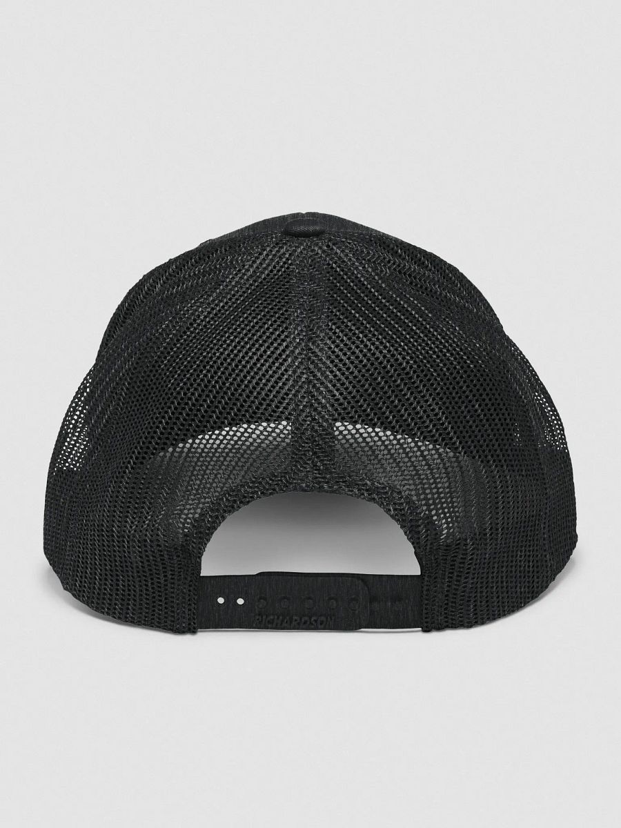Richardson Trucker Hat - TDS Music Embroidered Cap in Black, Gray, Red, and Green with Mesh Back product image (4)