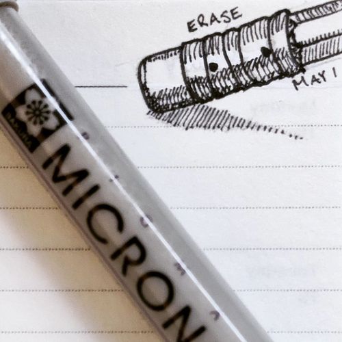 Sketch-A-Day || Day 121
Prompt: Erase 

Not gonna lie. I sometimes regret drawing in an old planner because I hate all the pr...