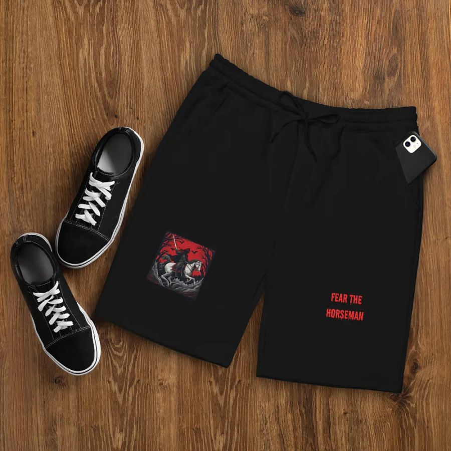 Fear The Horseman fleece shorts product image (12)
