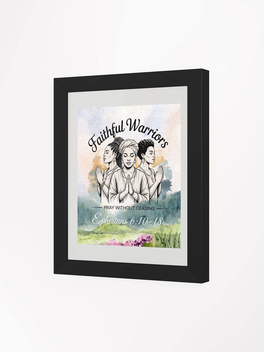 Faithful Warriors Christian Framed Poster. product image (3)